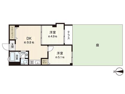 夙川第3コーポラス 間取図(平面図) 間取図(平面図)