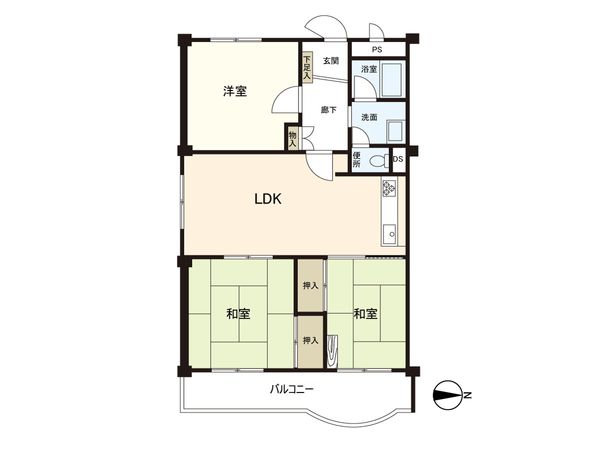 コボリマンション夙川老松台 間取図(平面図) コボリマンション夙川老松台 間取図(平面図)