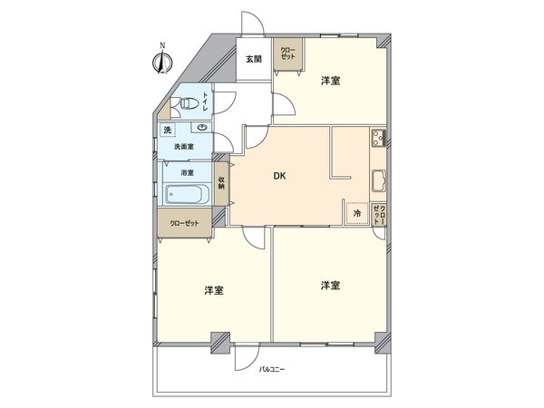 パークサイド香櫨園 間取図(平面図)
