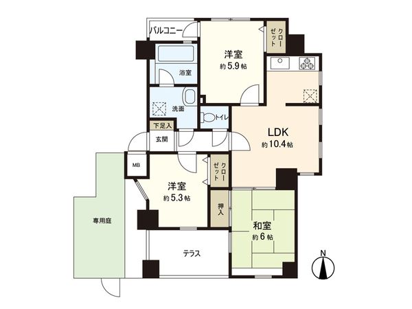 間取図(平面図)