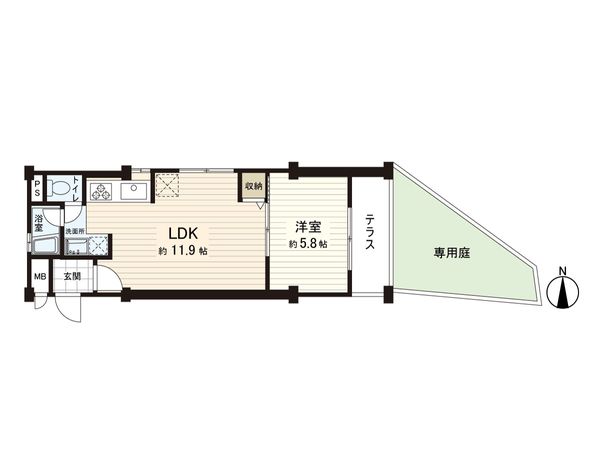 夙川第3コーポラス 間取図(平面図) 夙川第3コーポラス 間取図(平面図)