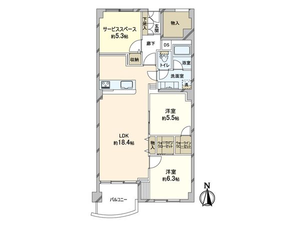 ニュー夙川マンション 間取図(平面図) ニュー夙川マンション 間取図(平面図)