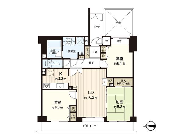 間取図(平面図)