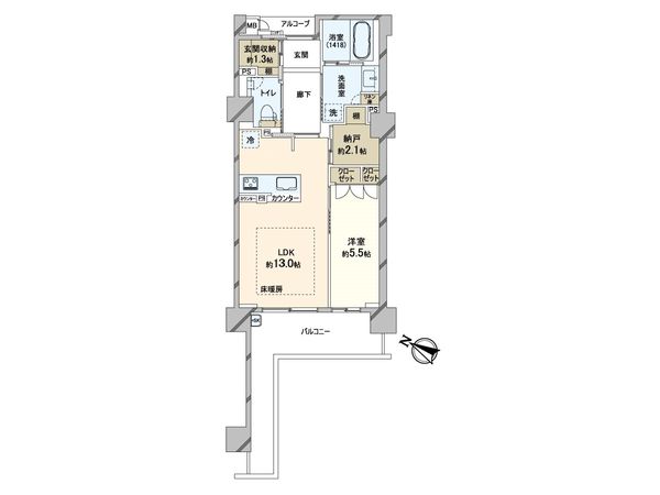 マスターズマンション苦楽園中楽坊 間取図(平面図) マスターズマンション苦楽園中楽坊 間取図(平面図)