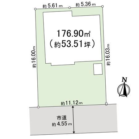 阿久和西2丁目 土地 区画図 阿久和西2丁目 土地 区画図