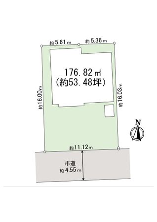 阿久和西2丁目 土地 区画図 阿久和西2丁目 土地 区画図