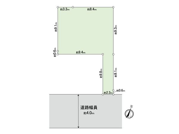 本郷2丁目 土地 区画図 区画図