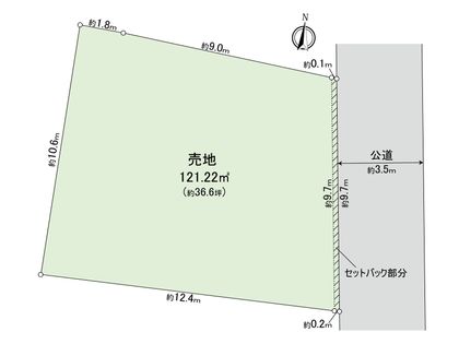 四季美台 土地 区画図