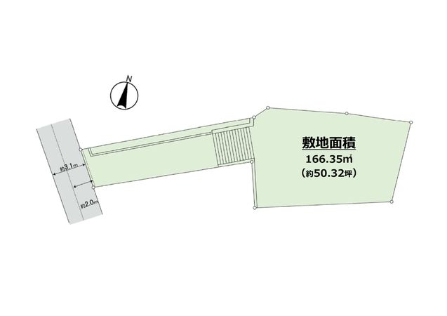 篠原西町 土地 1区画 区画図 篠原西町 土地 1区画 区画図