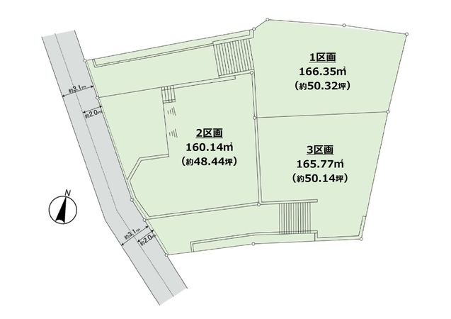 篠原西町 土地 1区画 全体区画図 篠原西町 土地 1区画 全体区画図