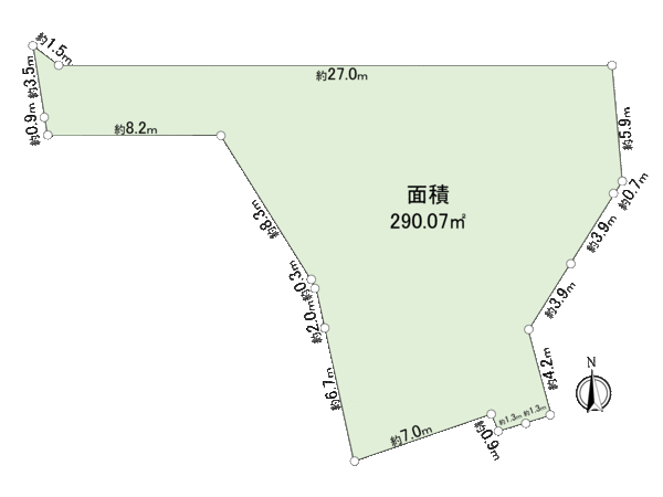 今宿南町 土地 地形図