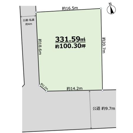 鶴ヶ峰本町 土地 眺望 鶴ヶ峰本町 土地 眺望