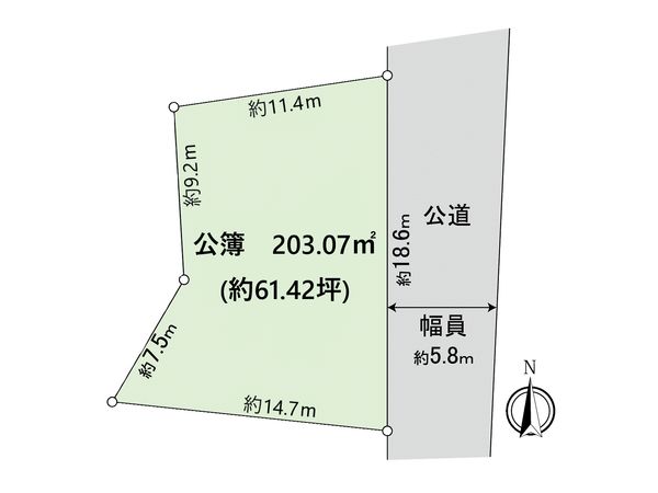 南本宿町 土地 区画図 南本宿町 土地 区画図