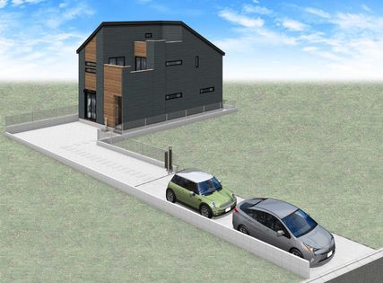 本郷4丁目 新築戸建 3号棟 外観パース図