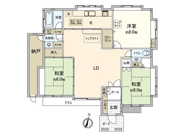 今宿南町 戸建 間取図(平面図) 今宿南町 戸建 間取図(平面図)