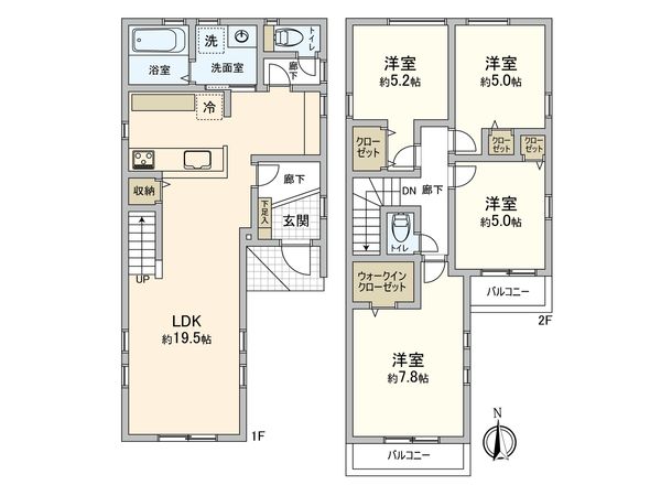 横浜市瀬谷区三ツ境2期 間取図(平面図) 横浜市瀬谷区三ツ境2期 間取図(平面図)
