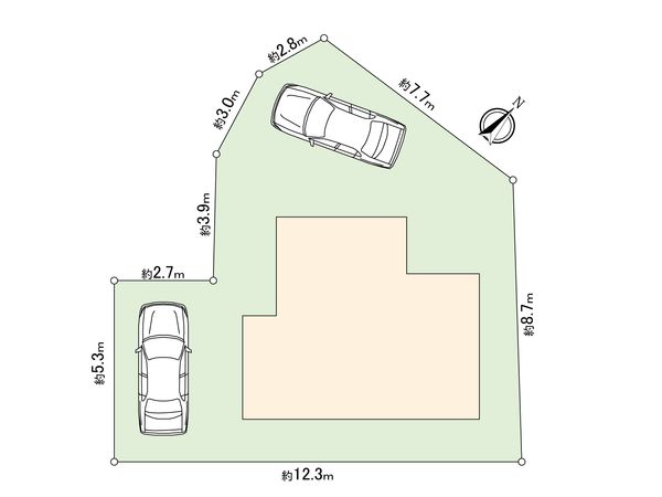 中白根1丁目 戸建 間取図(平面図) 間取図(平面図)