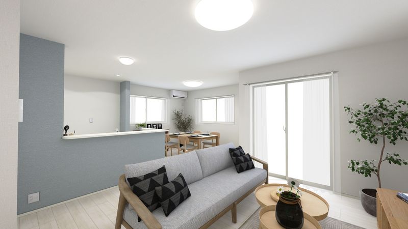 宮沢2丁目 新築戸建 2号棟 リビング 宮沢2丁目 新築戸建 2号棟 リビング