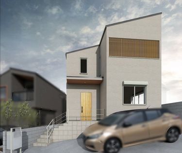 上飯田町 新築戸建 2号棟 外観パース図