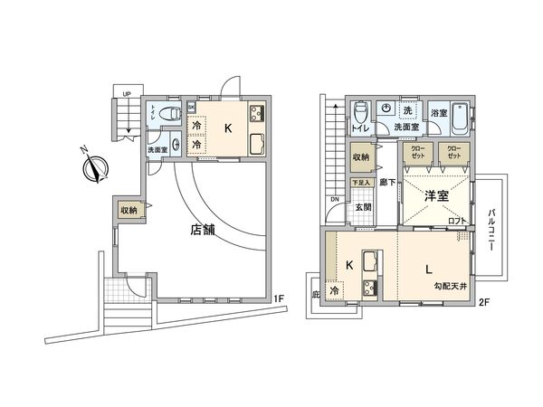 今宿西町 戸建 間取図(平面図)