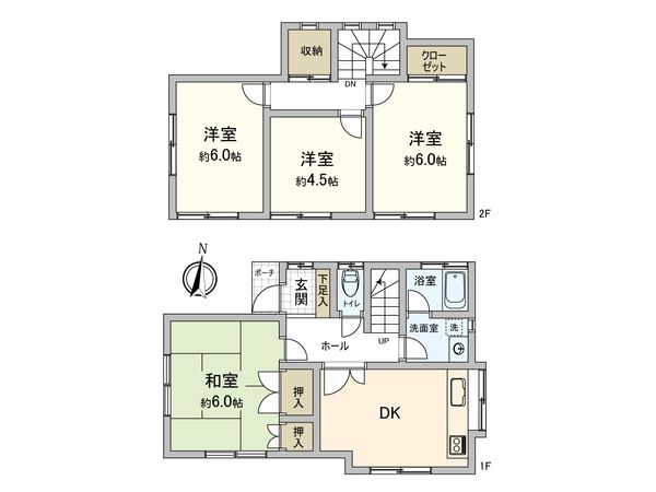 保土ヶ谷区川島町 戸建 間取図(平面図)