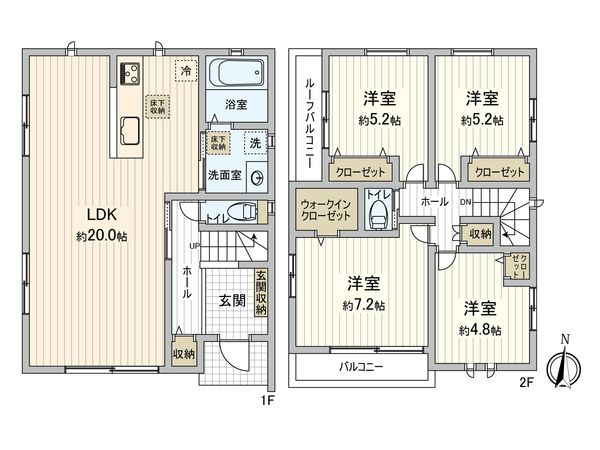 本宿町 戸建 間取図(平面図) 間取図(平面図)