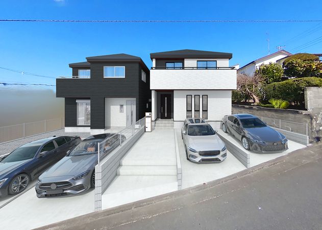 今宿東町 新築戸建 2号棟 外観パース図