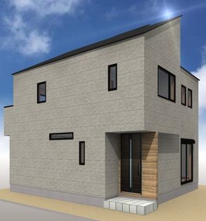 保土ケ谷区上菅田町 新築戸建 外観パース図