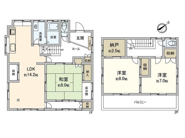 今川町 戸建 間取図(平面図)