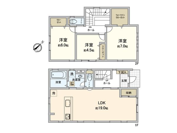 川島町 戸建 間取図(平面図) 川島町 戸建 間取図(平面図)