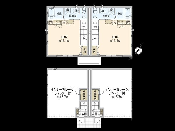 善部町 戸建 間取図(平面図) 善部町 戸建 間取図(平面図)