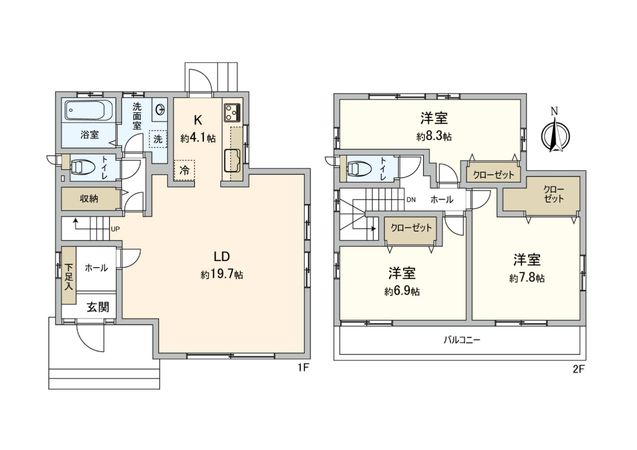 旭区今宿町 戸建 間取図(平面図) 旭区今宿町 戸建 間取図(平面図)