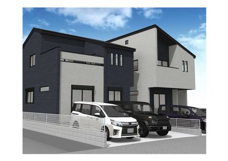 今宿1丁目 新築戸建 外観パース図