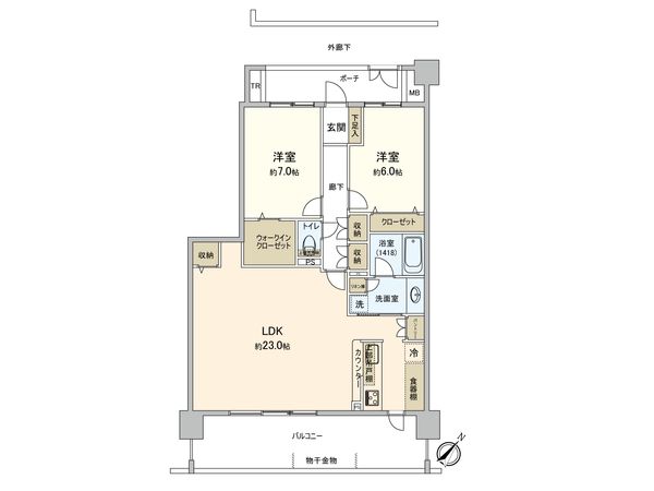 グリーンビレッジ鶴ヶ峰 間取図(平面図) 間取図(平面図)