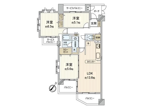 間取図(平面図)