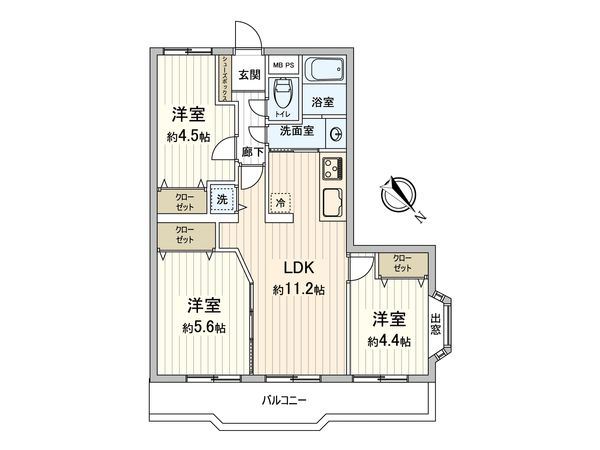 NICアーバンハイム二俣川 間取図(平面図) NICアーバンハイム二俣川 間取図(平面図)