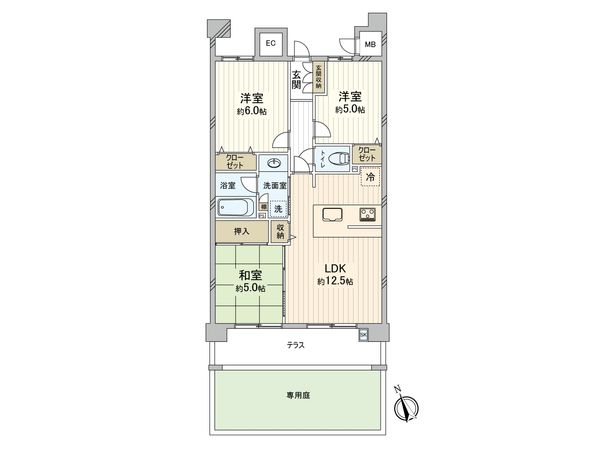 レーベン横濱鶴ヶ峰テラス 間取図(平面図) レーベン横濱鶴ヶ峰テラス 間取図(平面図)