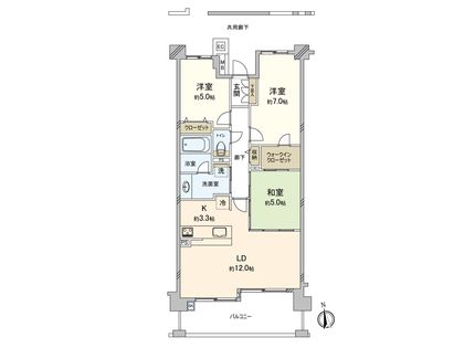 レーベンリヴァーレ横濱鶴ヶ峰ヒルズ 間取図(平面図)
