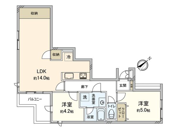 クリオホームズ白根公園 間取図(平面図)