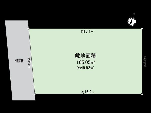 磯子区洋光台4丁目 土地1区画 区画図 磯子区洋光台4丁目 土地1区画 区画図