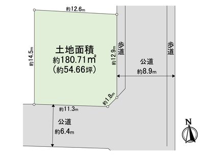 栄区桂台南2丁目 土地 区画図