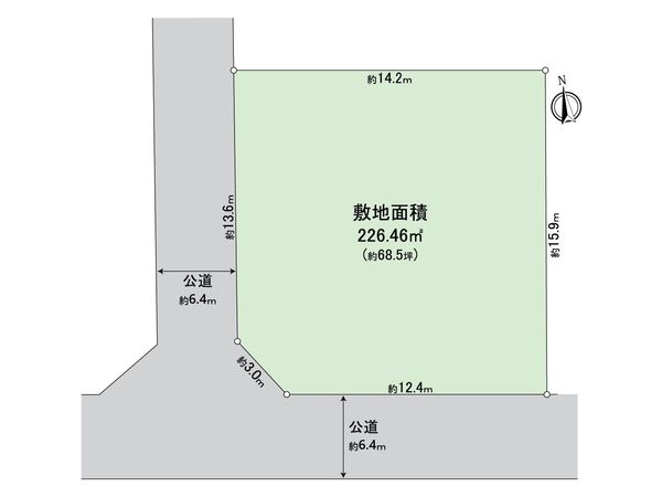 栄区桂台南2丁目 土地 区画図