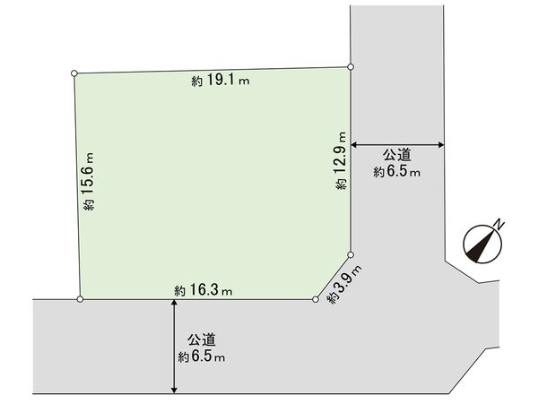 栄区東上郷町 土地 区画図 栄区東上郷町 土地 区画図