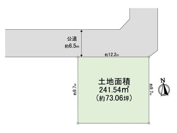 栄区桂台東 土地 区画図