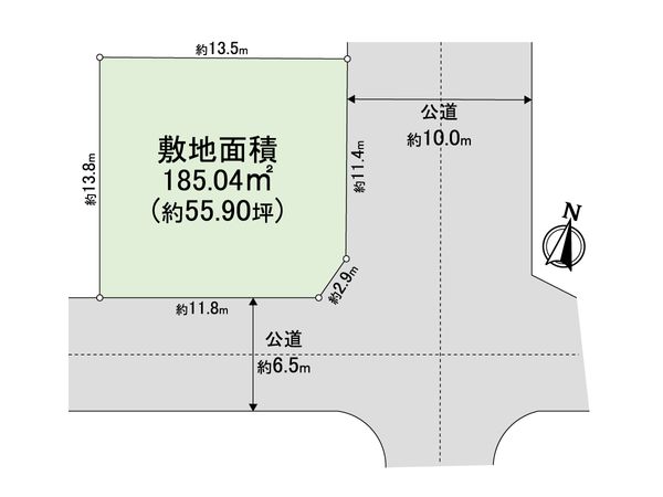 栄区桂台東・土地(更地渡し) 区画図 栄区桂台東・土地(更地渡し) 区画図