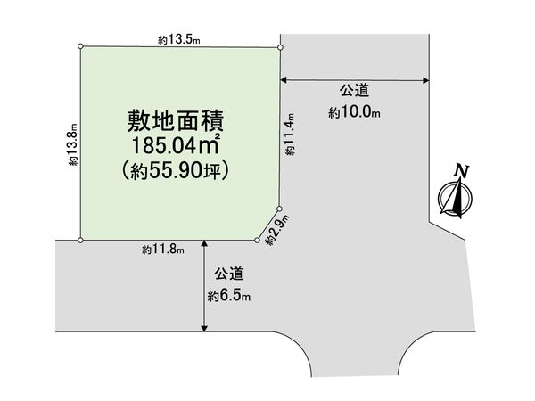 栄区桂台東・土地(更地渡し) 区画図 栄区桂台東・土地(更地渡し) 区画図