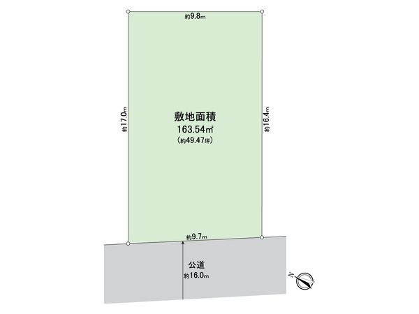 横浜市磯子区洋光台5丁目 土地 区画図 横浜市磯子区洋光台5丁目 土地 区画図