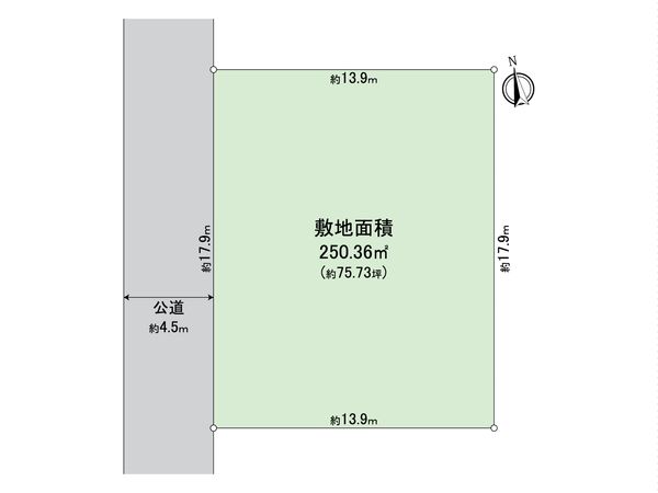 栄区庄戸4丁目 土地 区画図 栄区庄戸4丁目 土地 区画図