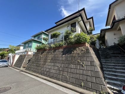 栄区尾月 古家付土地 土地写真