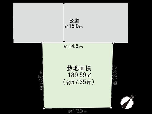 横浜市栄区本郷台1丁目 土地 区画図 横浜市栄区本郷台1丁目 土地 区画図